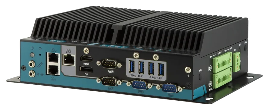 Fanless Rugged Controller with 11th Gen Intel Core i Processor (Tiger Lake UP3) & Hailo-8 M.2 AI Accelerator