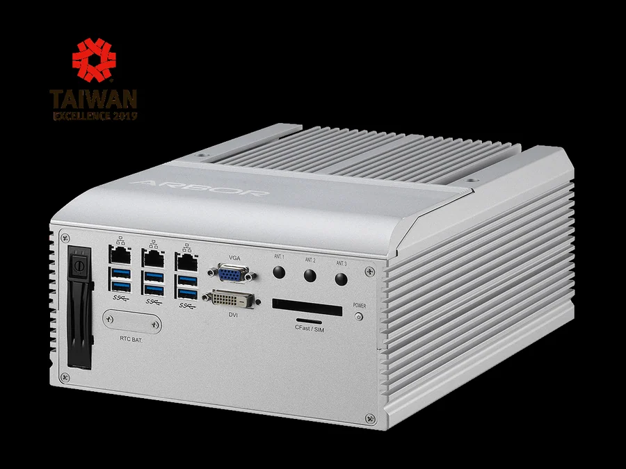 Machine Vision Controller with Intel 6th & 7th Gen Core Processor with 6 GbE PoE