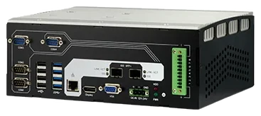 ARES-1973C-48C8 - Industrial Box PC with Dual 10G SFP+ Fiber LAN, Intel Core i7/i5/i3 Gen 6/7