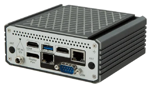 ELIT-1060-AI - Ultra-compact 3-display Terminal Box PC, Intel Elkhart Lake with Hailo-8 AI accelerator