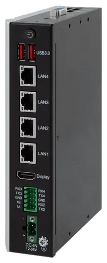 Barebone Fanless System with Intel® Celeron Elkhart Lake J6412, TPM