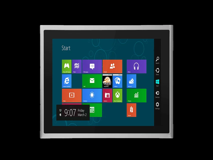 ASLAN-917R - 17" Fanless Industrial Panel PC, Intel Core i5-6300U CPU