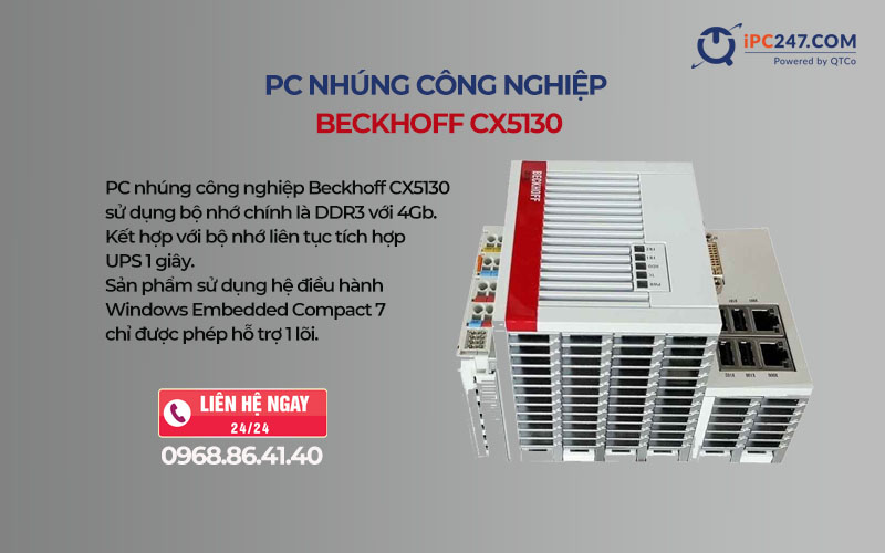 Đặc điểm của PC nhúng công nghiệp Beckhoff CX5130